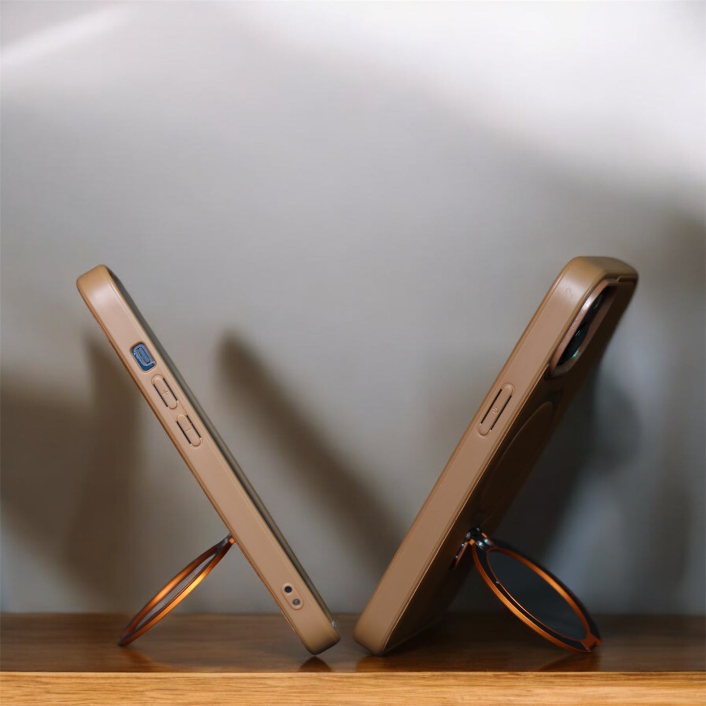 Epic case -Premium vegan leather iphone case/cover with magsafe and magnetic stand