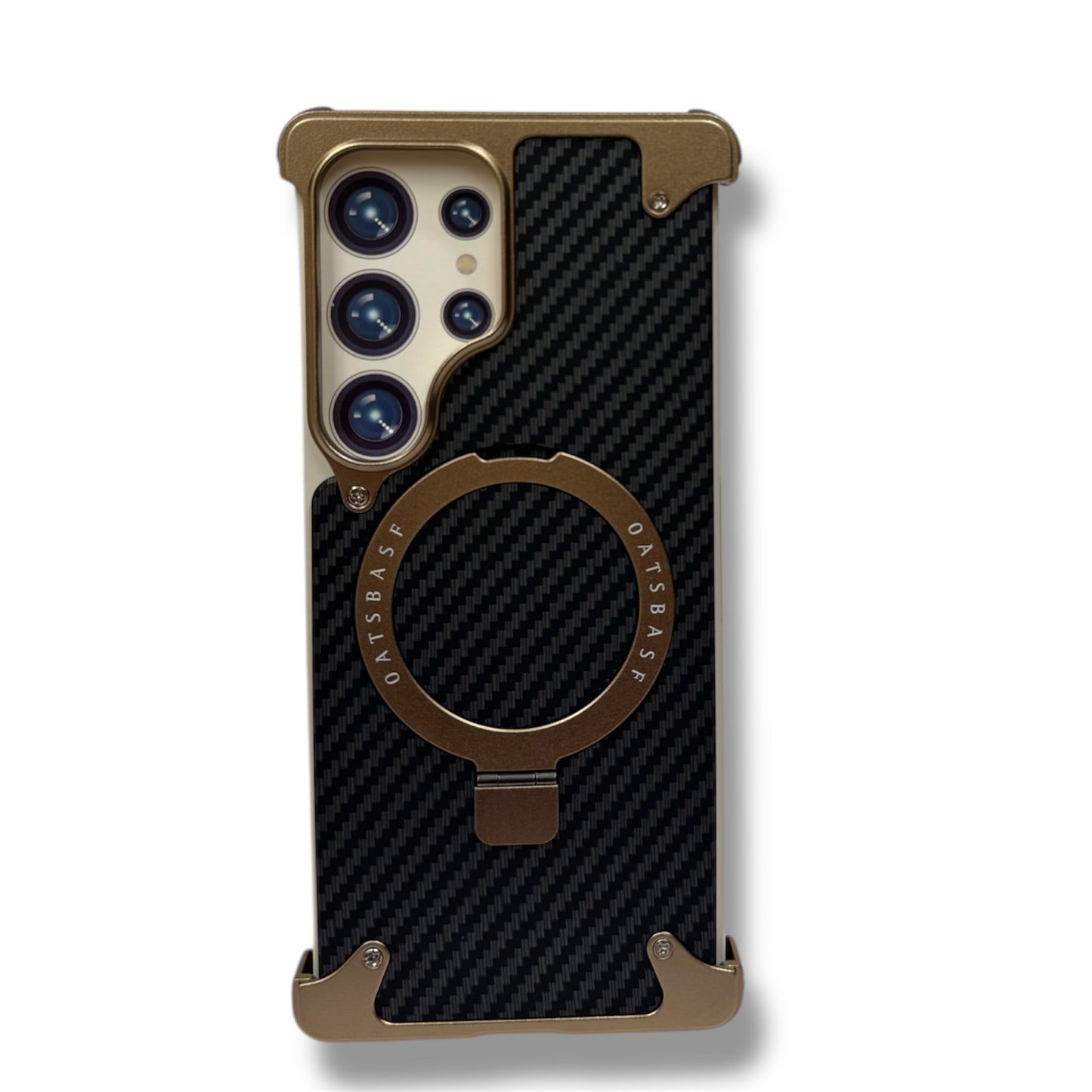 Epic Case- Rimless Premium Metal & Aluminum Case with Magnetic Stand