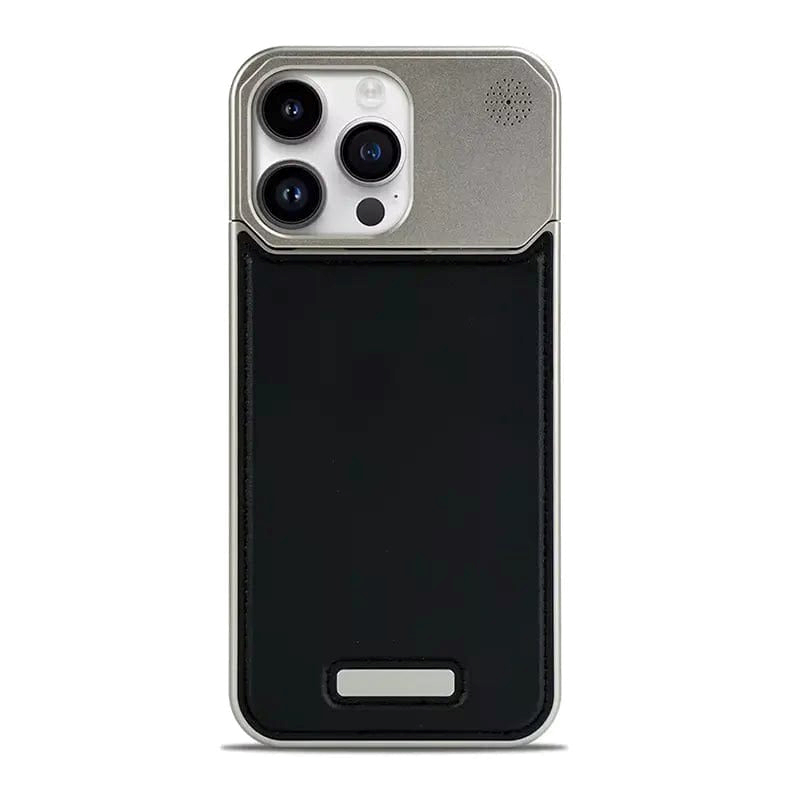 AERO FLEX PREMIUM METALLIC LEATHER CASE WITH MAGSAFE